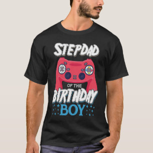 T-shirt Stepdad of the Birthday Boy Matching Video Gamer B