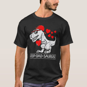 T-shirt Stepdad Saurus Bonus Papa Mens Stepdadsaurus
