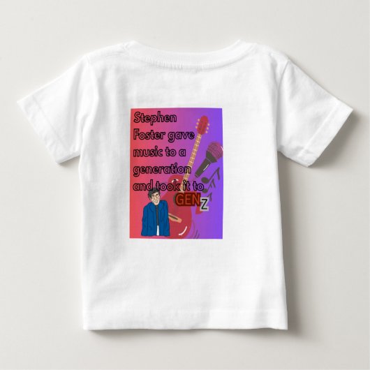  T-shirt Stephen foster (Achterkant)