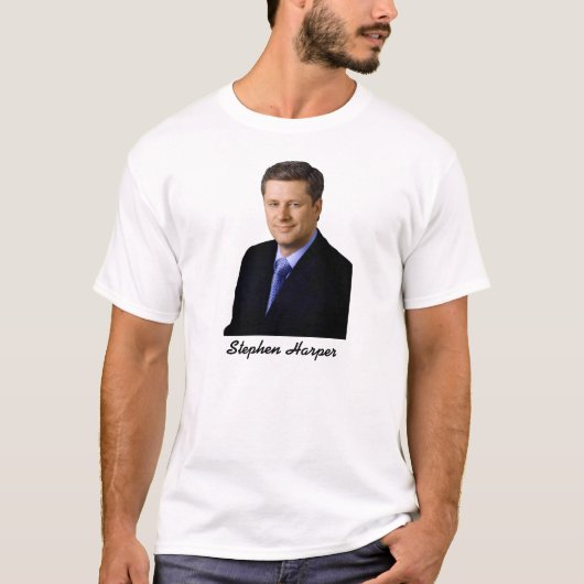 T-shirt Stephen Harper (Devant)