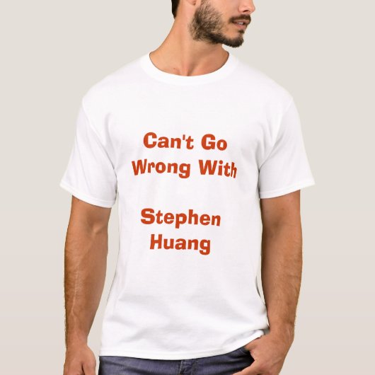 T-shirt Stephen Huang (Devant)