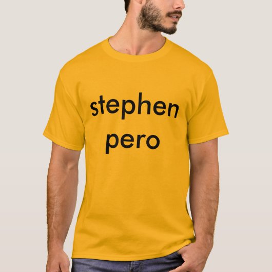 T-shirt Stephen Pero (Devant)