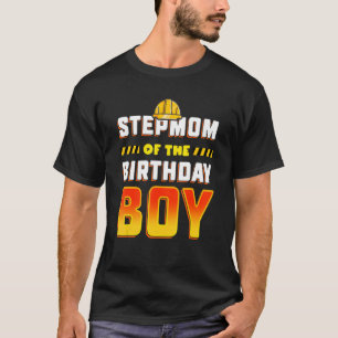 T-shirt Stepmere De L'Anniversaire Boy Construction Annive