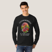 T-shirt Stepmommingo Stepmaman Flamant rose Stepmère Stepm (Devant entier)