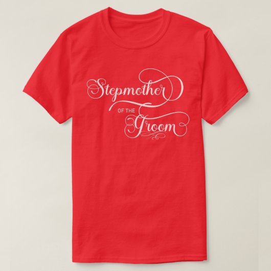 T-shirt Stepmother of the Groom (Design devant)