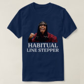 T-shirt Stepper de ligne Habituelle (Design devant)