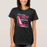 T-shirt Stepping Into My 60th Birthday With Gods Grace And<br><div class="desc">Pénétrer Dans Mon 60E Anniversaire Avec Dieux Grâce Et Miséricorde.</div>