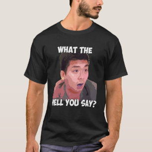 T-shirt Stéréotype Asiatique Quel Enfer Dis-Tu Guy Asiatiq