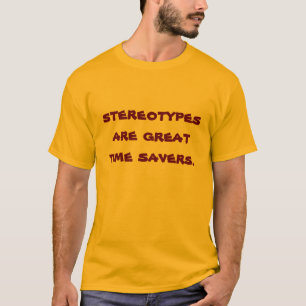 T-shirt stéréotypes