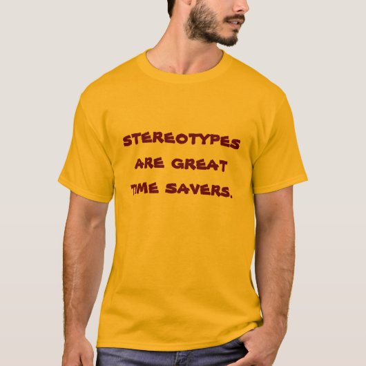 T-shirt stéréotypes (Devant)
