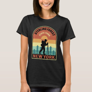 T-shirt Sterling Forest State Park New York Retro Randonné
