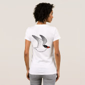 T-shirt Sterne caspienne de Birdorable en vol (Dos entier)