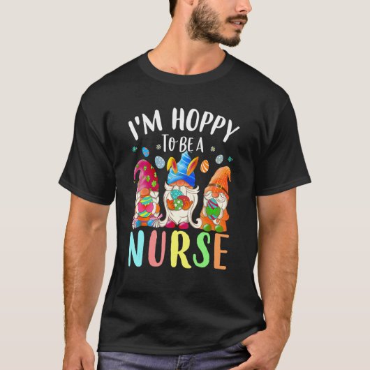 T-shirt Stethoscope Amour Pâques Infirmière Vie Gnomes Inf (Devant)