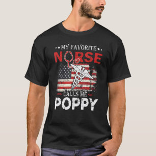 T-shirt Stéthoscope Amusant Mon Infirmière Favorite M'appe