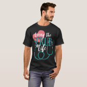 T-shirt Stéthoscope assistant de docteur d'idée (Devant entier)
