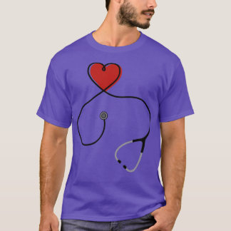 T-shirt Stethoscope avec coeur