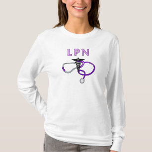 T-shirt Stéthoscope des infirmières LPN