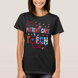 T-shirt Stéthoscope du 4 juillet pour femmes Tec de soins