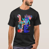 T-shirt Stéthoscope Fireworks Usa F (Devant)