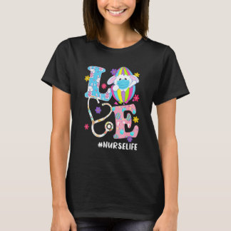 T-shirt Stéthoscope infirmière Vie de blouse Infirmière La