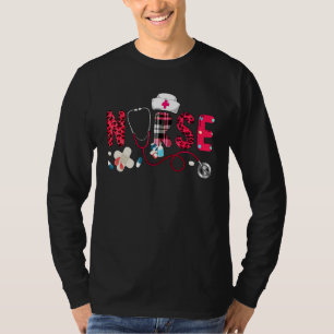 T-shirt Stéthoscope Infirmière Vie Femmes