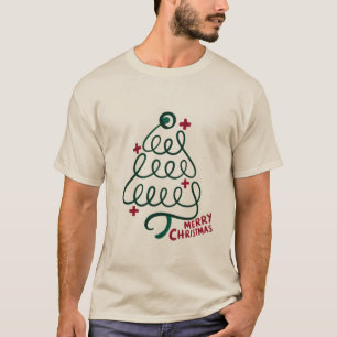T-shirt Stéthoscope Joyeux Noël CNA Travailleur Médical