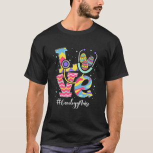 T-shirt Stethoscope Love Oncologie Infirmière Funny Oeufs