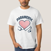 T-shirt Stethoscope paramétrique avec coeur (Devant)