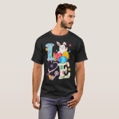 T-shirt Stethoscope Scrub Life Nurse Bunny Jour de Pâques  (Devant entier)