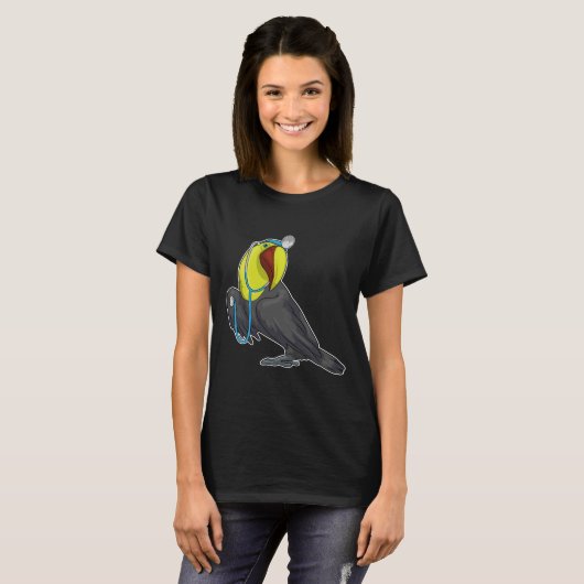T-shirt Stethoscope Toucan (Devant entier)