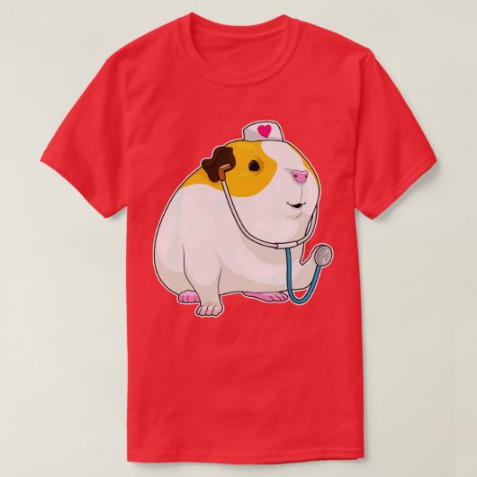 T-shirt Stéthoscopes d'infirmière pour cobayes (Design devant)