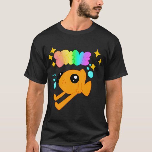 T-shirt Steve fond jaune (Devant)