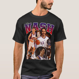 T-shirt Steve Nash Phoenix Légende de Basket-ball Mvp Sig