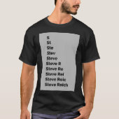 T-shirt Steve Reich (Devant)