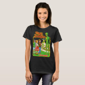 T-shirt Steven Rhodes Don't Talk To Strangers Alien Retro (Devant entier)