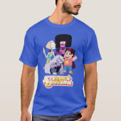 T-shirt Steven Universe | Crystal Gem Group Huddle (Devant)