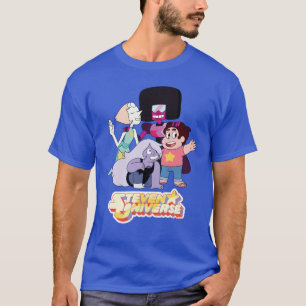 T-shirt Steven Universe Crystal Gem Group Huddle