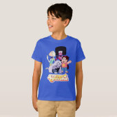 T-shirt Steven Universe | Crystal Gem Group Huddle (Devant entier)