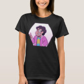 T-shirt Steven Universe | Portrait diamant rose (Devant)