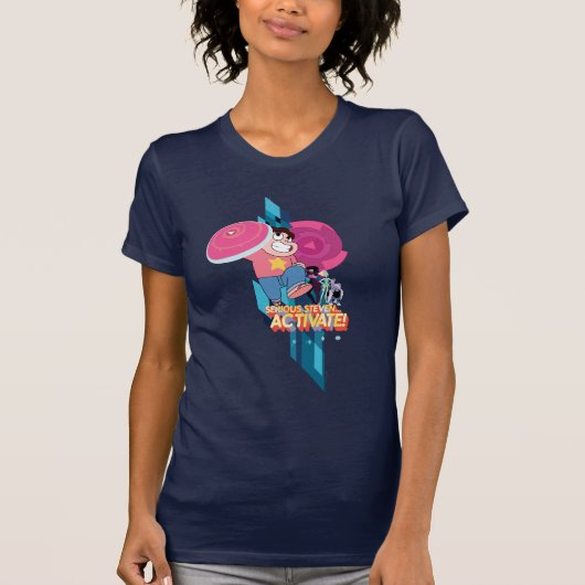 T-shirt Steven Universe | Sérieux Steven... Activez ! (Devant)