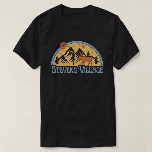 T-shirt Stevens Village, Alaska (Design devant)