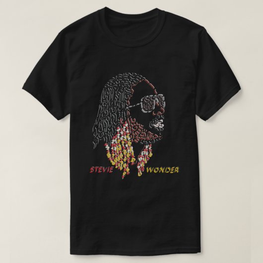 T-shirt Stevie Wonder Classic T-Shirt.png (Design devant)