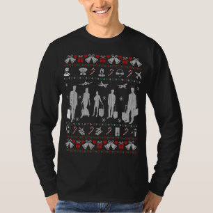 T-shirt Stewardesht Ugly Christmas Sweater