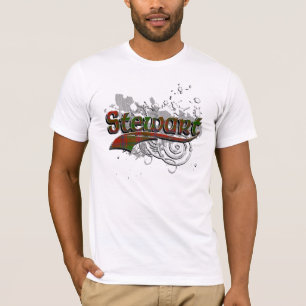 T-shirt Stewart Tartan Grunge