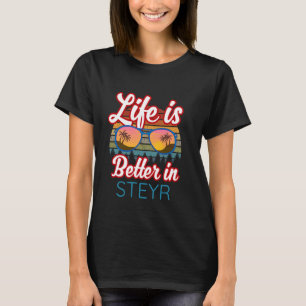 T-shirt Steyr Souvenirs 'La Vie Est Meilleure À Steyr ! '