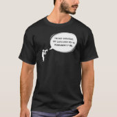 T-shirt Stick de texte personnalisé Figure Shouting Man (Devant)