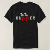 T-shirt Stick du coureur Figure Run Runny 5 k Runners M (Design devant)
