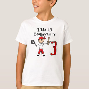 T-shirt Stick Pirate 3e anniversaire