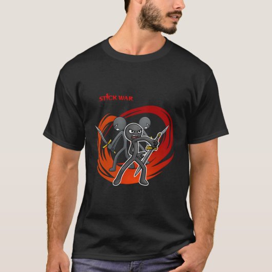 T-shirt Stick War Wrath (Devant)