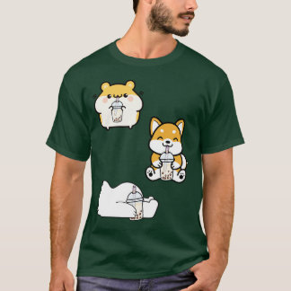 T-shirt Sticker à thé Boba